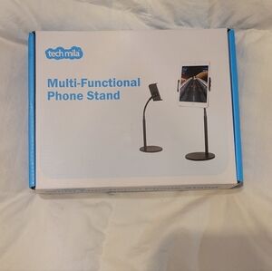 Tech Mila Multi-Functional Cellphone/Tablet Hands-Free Tripod Metal Stand